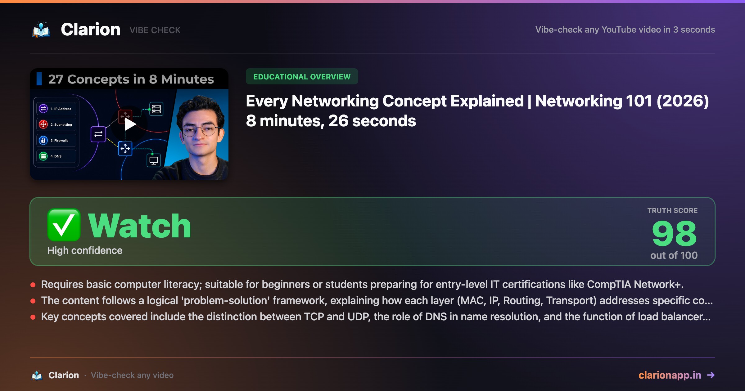 ✅ Watch — Every Networking Concept Explained | Networking 101 (2026) 8 minutes, 26 seconds